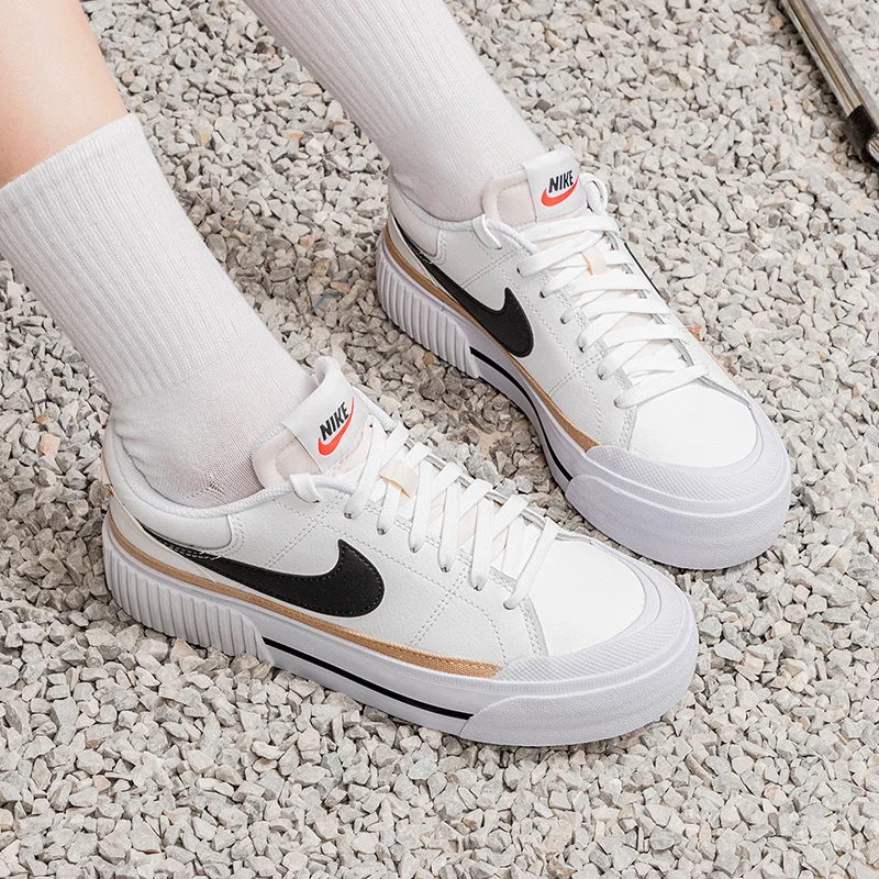 NIKE COURT LEGACY LIFT Женская спортивная обувь Повседневная на толстой подошве