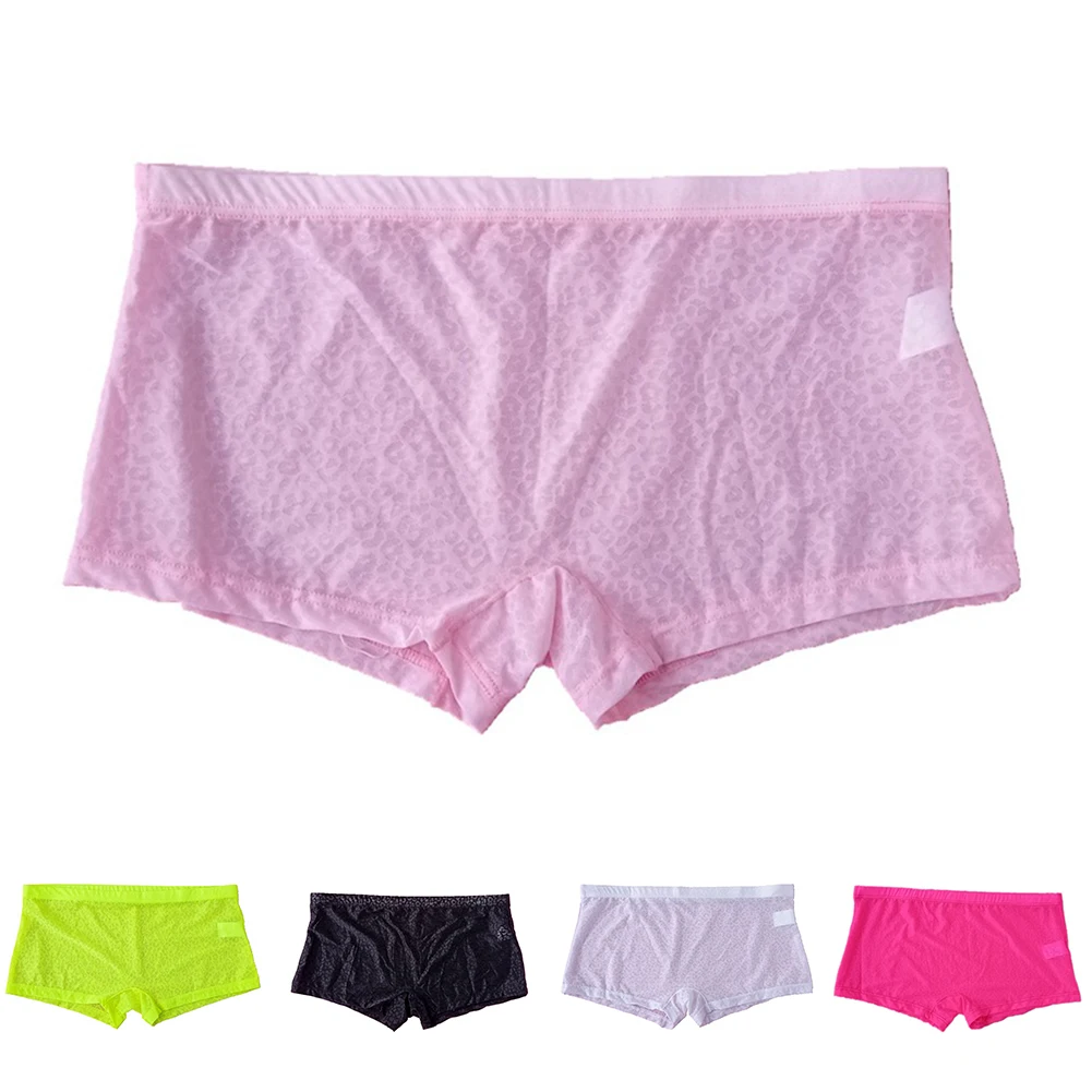 

Hot 2023 Men Sexy Mesh Erotic Boxer Briefs Bulge Pouch Underwear Mens Underpants Boxers Shorts Trunks Sexy Man Clothes