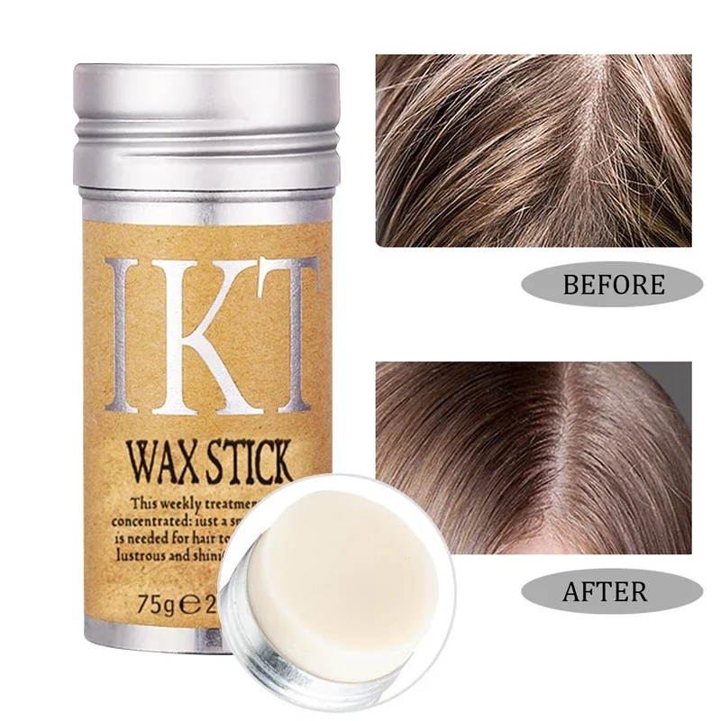 Hot Selling Unisex Strong Hold Hair Styling Twist 75G No Greasy Moisturizing Wax Stick Easy To Clean For 4C Hair