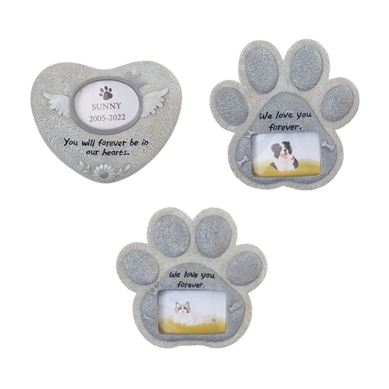 

Dog Grave Marker in Lawn and Garden Memorial Gifts Memorial Picture Frame for Deceased-Pet, Loss of Dog Memorial Gifts