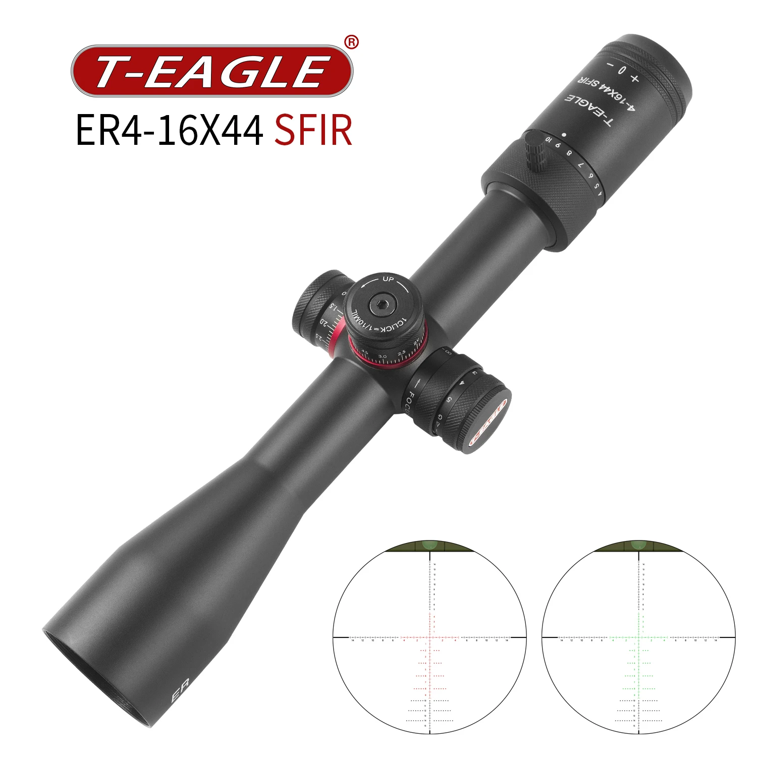 

Оптический прицел для винтовки T-eagle ER 4-16x44 Sfir, оптический прицел для винтовки, верлихте, стекло, боковой Параллакс, торанты, сброс замка, стра...
