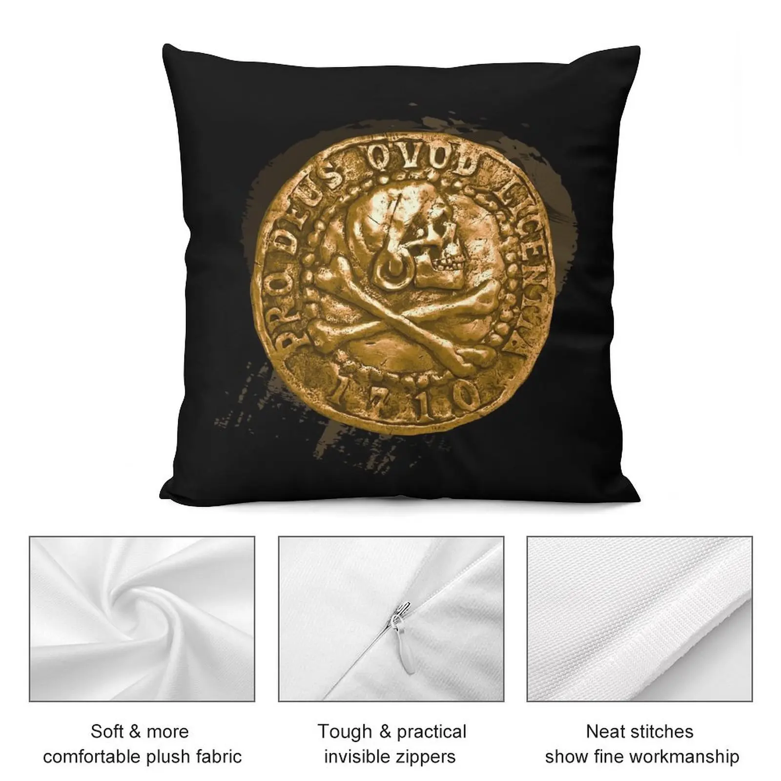 Декоративные наволочки с изображением монет пиратской монеты для диванов