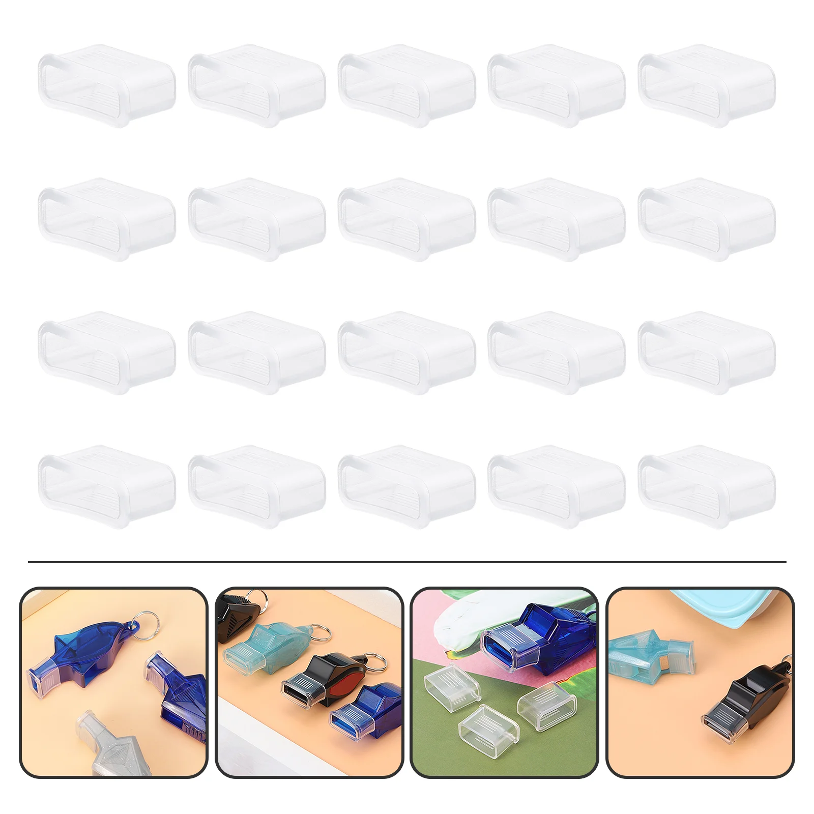 

Whistle Cover Mouth Protector Supplies Accessories Guard Grip Piece Lids Sleeve Cushion Referee Rubber Caps Basketball Emergency