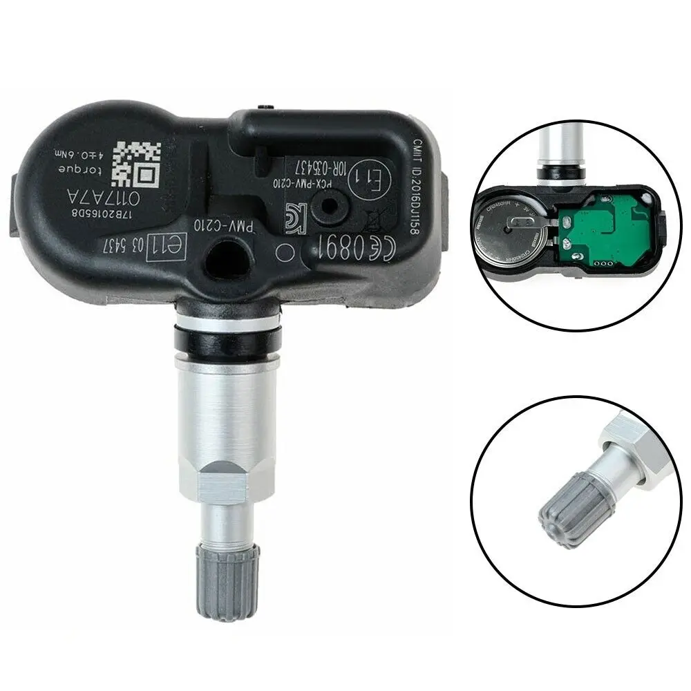 

42607-02030 Датчик давления в шинах TPMS для Toyota Avensis Auris RAV4 Yaris Verso Lexus LC LS LX Alphard Prius 433 МГц 42607-02031
