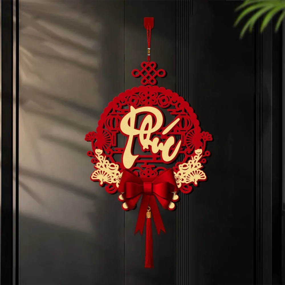 Вьетнамский лунный новогодний кулон-тет с кисточкой домашний декор весенний