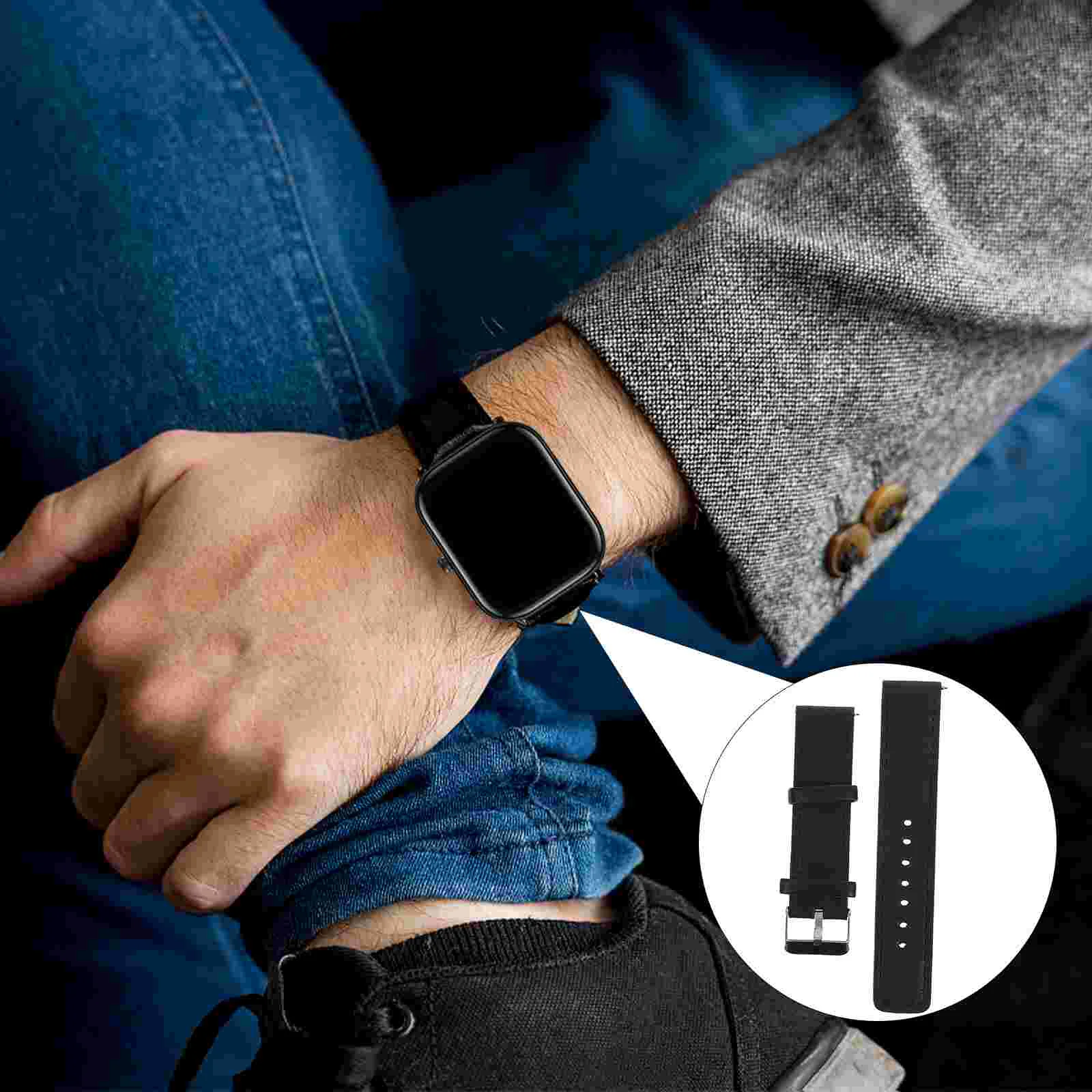 

Watch Strapwristband Replacement Men Bracelet Adjustable Belt Watchband Bands Smartwatch Vintage Women Straps