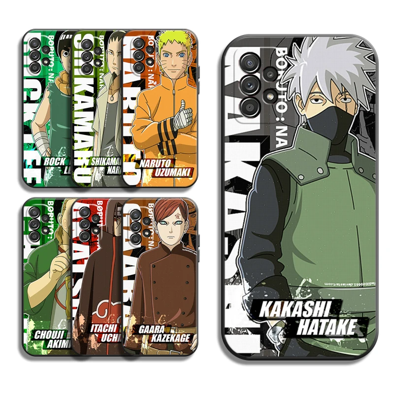 

Naruto Kakaxi Phone Cases For Samsung Galaxy A31 A32 A51 A71 A52 A72 4G 5G A11 A21S A20 A22 4G Cases Back Cover Funda Carcasa