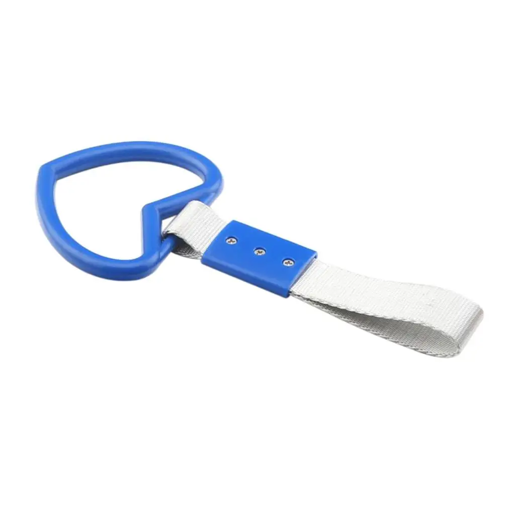 

3x Heart-shaped Ring Handle Strap Train Bus Handle Charm Hook