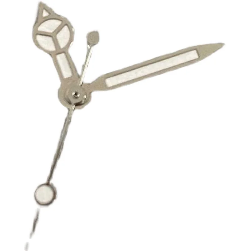 Watch Hands Accessories Silver Edge White Three-hands Watch Hands Green Glow Watch Hands Fit NH35 NH36 4R 7S Movement