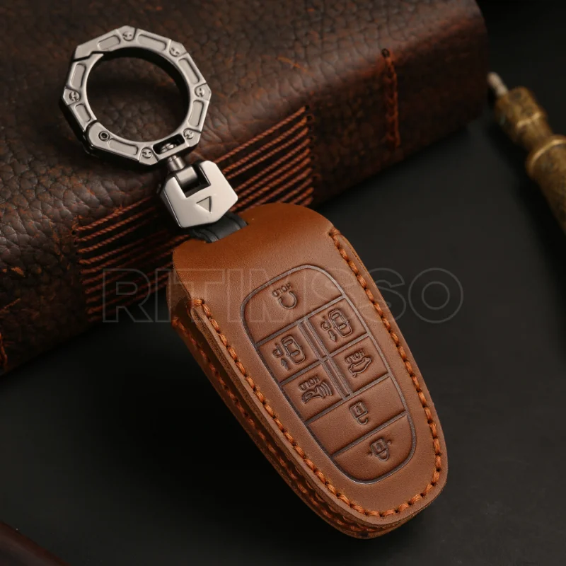 

3/4/5/7 Buttons Car Key Cover for Hyundai Santa Fe Tucson 2022 NEXO NX4 Atos Solaris Prime 2021 Auto Shell Fob Case Keychain