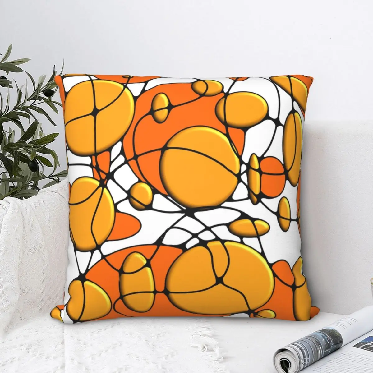 

Neurographic Art Colourful Abstract Style 3d Pillowcase Pillow Case Cushion Cover Home Sofa Car Decorative Throw Pillow Decor