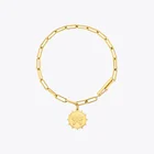 Женский браслет с бабочками ENFASHION, браслет золотого цвета из нержавеющей стали, модель 2021, модные ювелирные украшения B212243