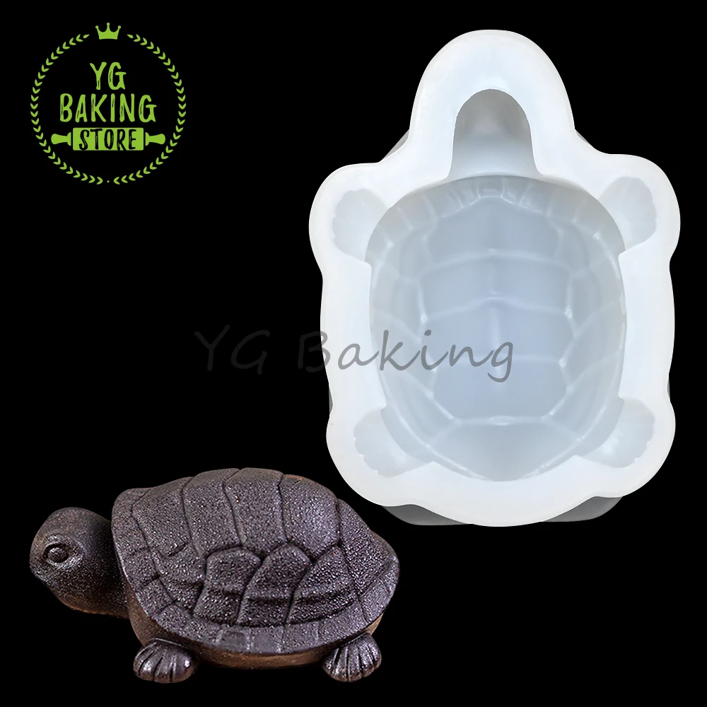 Силиконовая форма Dorica 3D в виде черепахи желе десерт шоколадный мусс для торта