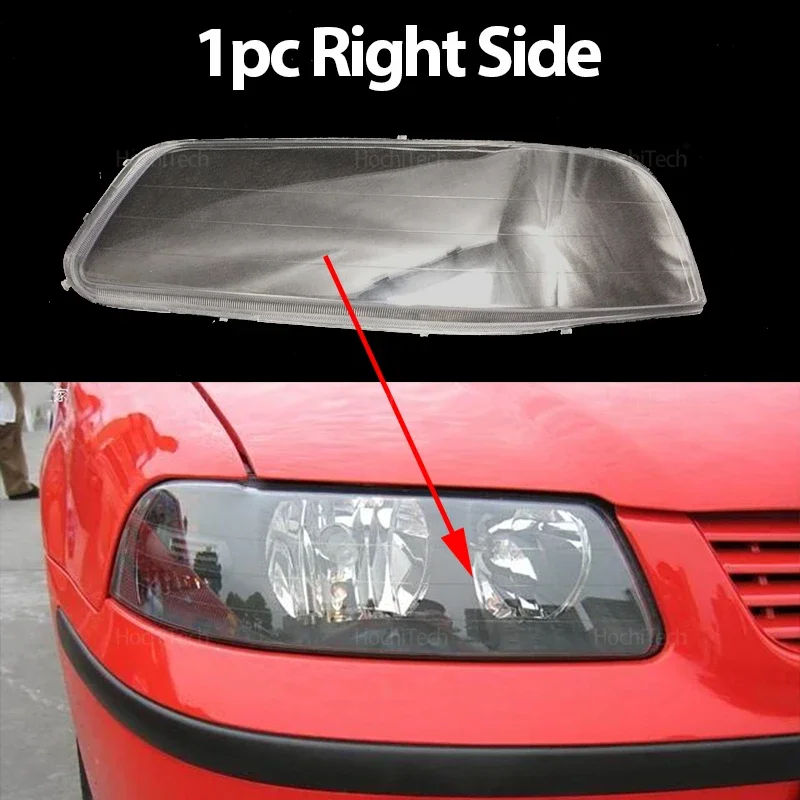 

Анти-желтый чехол для фар для Volkswagen VW Gol G3 Saveiro Pointer 2000-2004, прозрачный ПК, линза для фар, стеклянный корпус