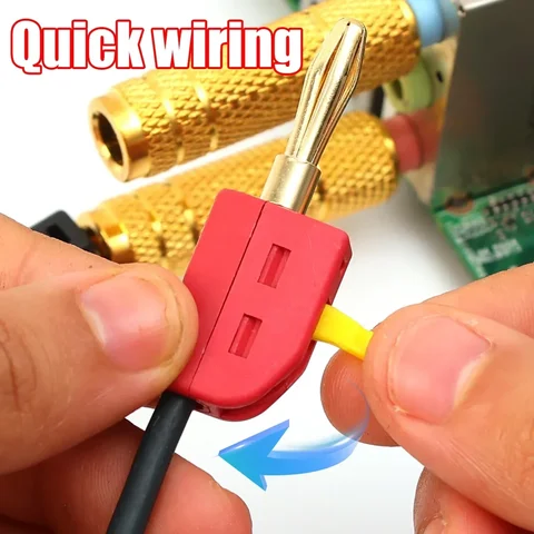 Портативный 32A 4 мм штекер типа «банан»  черный/красный