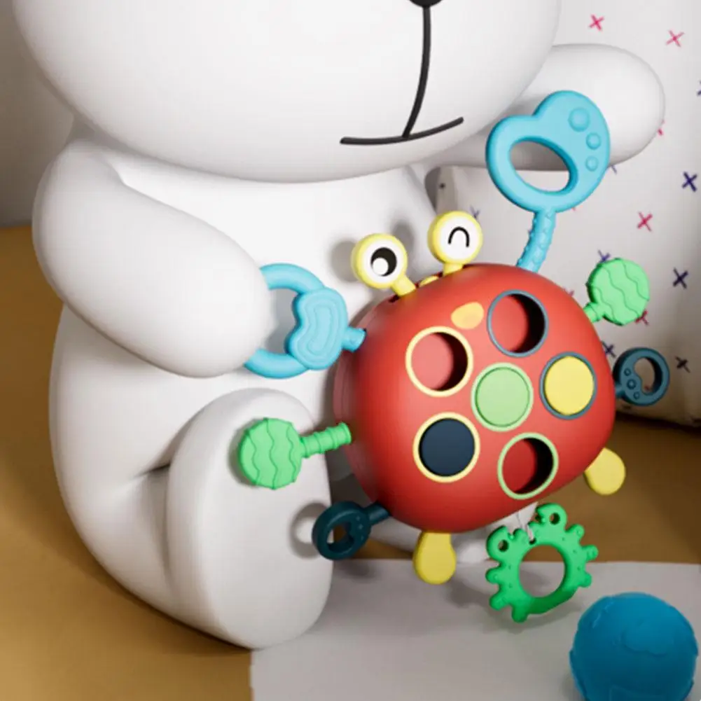 Силиконовые игрушки для малышей мальчиков и девочек от 0 до 6 месяцев