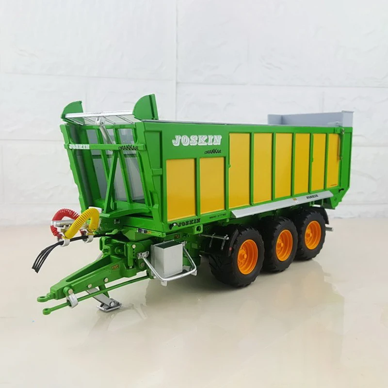 

Diecast 1:32 Scale ROS JOSKIN Forage Tractor Trailer Truck Alloy Engineering Model Collection Souvenir Ornaments Display