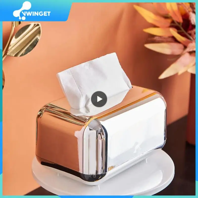

New Leather Tissue Box Napkin Holder Paper Case Bathroom Tissue Box Cover Car Napkin Storage Modern Toilet Paper Box
