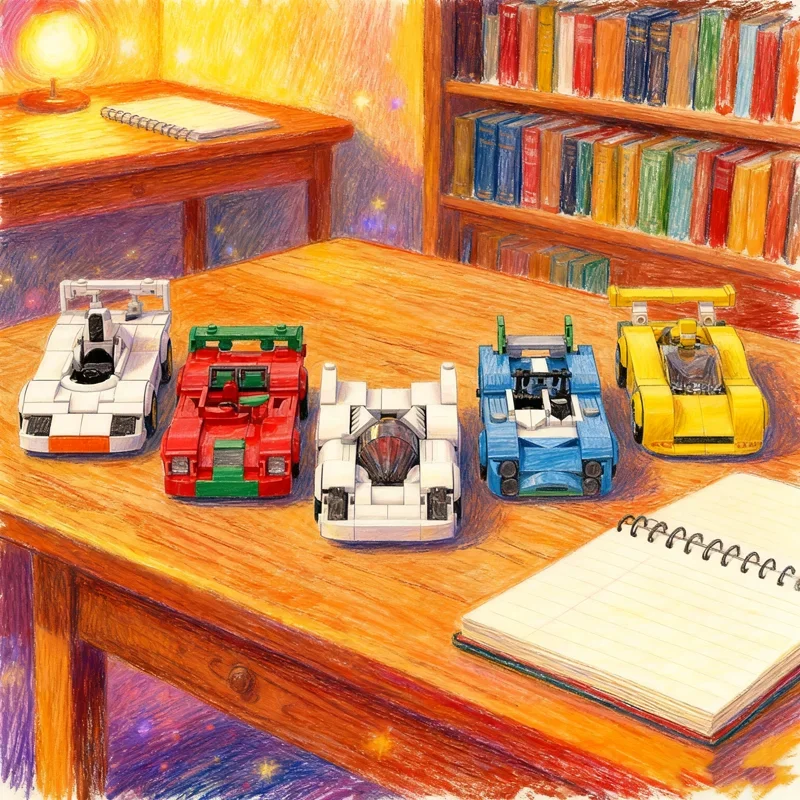 Фото Набор MOC S Legends: Городские чемпионы, модель суперкара, 1346 деталей, игрушки, подарки на праздники, строительные блоки, архитектурные конструкторы, творческое образование №1