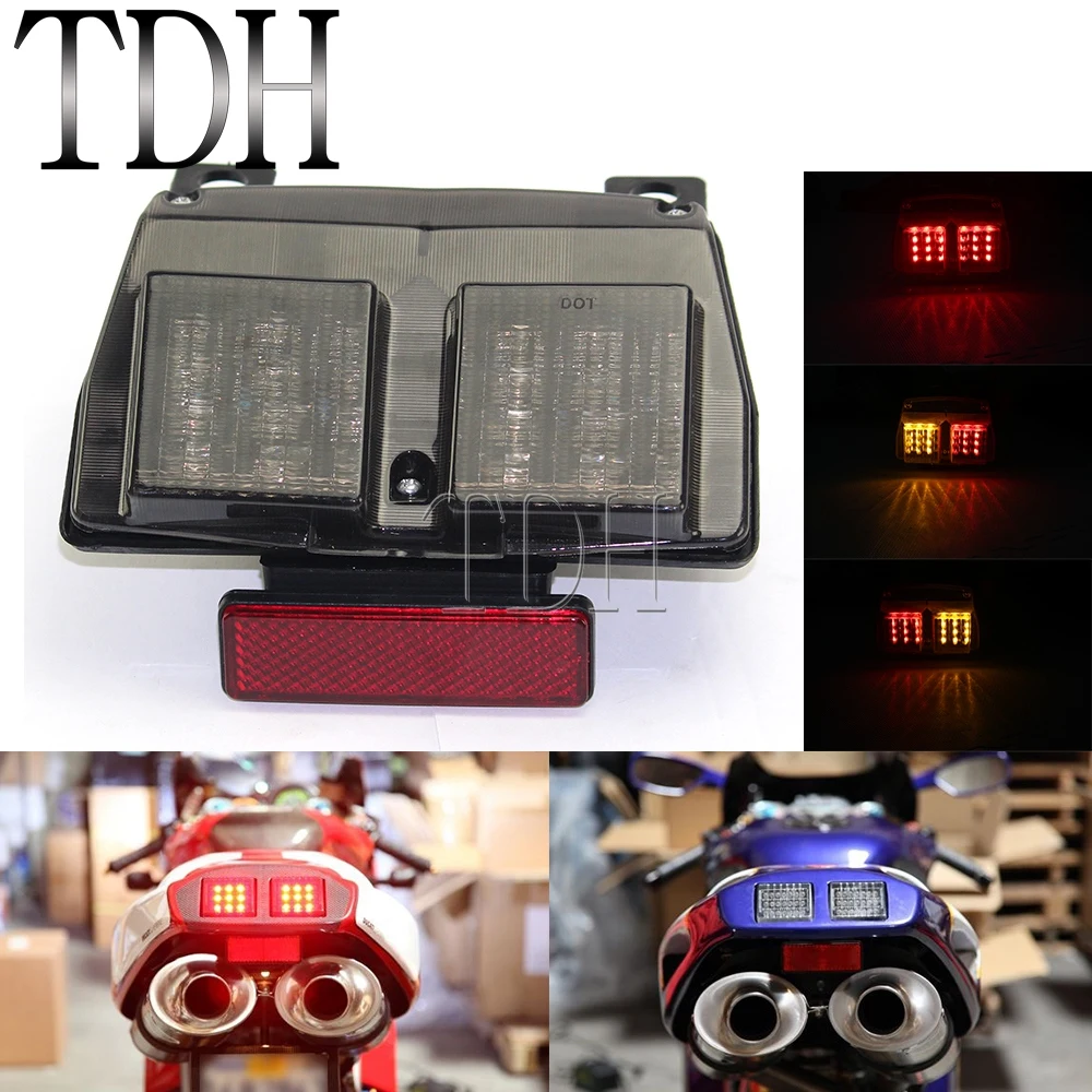 

Motorcycle Integrated LED Taillight Running Brake Light Turn Signal Light for Ducati 748 916 996 1994-2003 Ducati 998 2002-2004