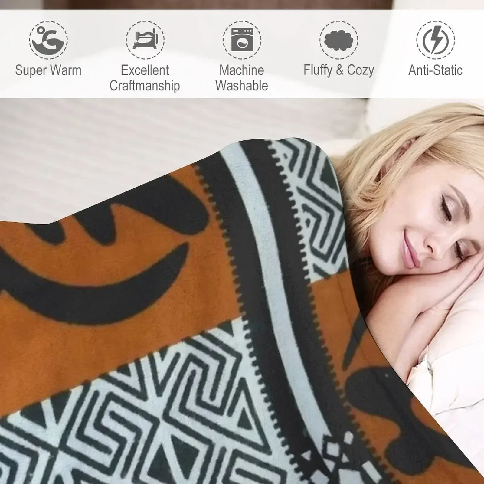 Ткань с африканским принтом Ганский Гей символ Nyame одеяло мягкие термобелье для