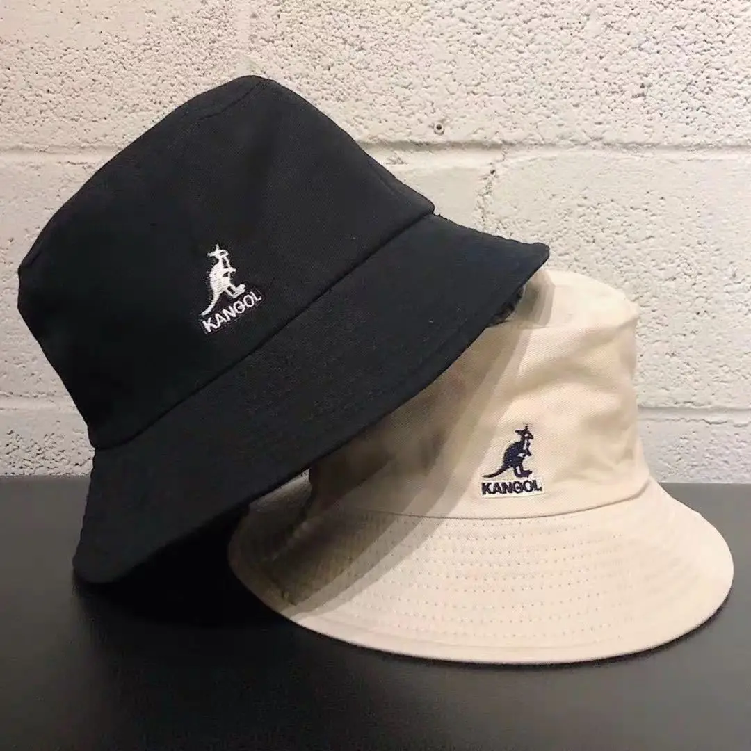 

Kangol Womens Hat Bob Bucket Women Designer Fishing Hats Bucket Hat Men Cow Girl Hat Cotton Unisex Sun Protection Hat
