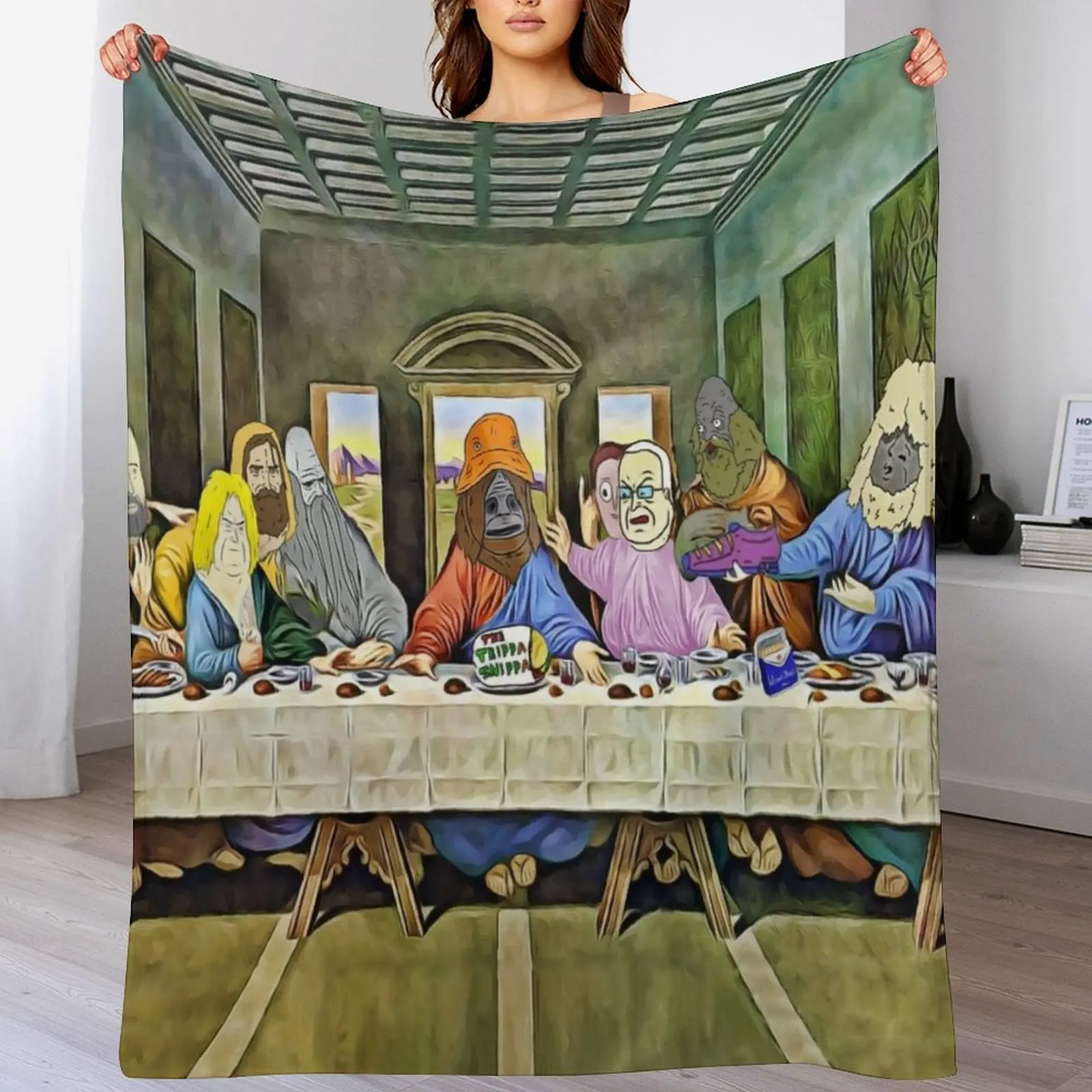 Последняя вечеря Browntown 2 Майк Нолан Биг Леза пледы диванное одеяло клетчатые