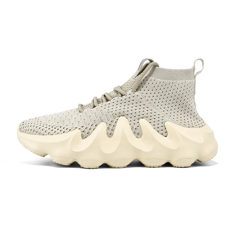 High Top Mens Shoes Casual Men Socks Sneakers Rubber Platform Lightweight Running Jogging Sports Shoes Size 35-46 Male Trainers