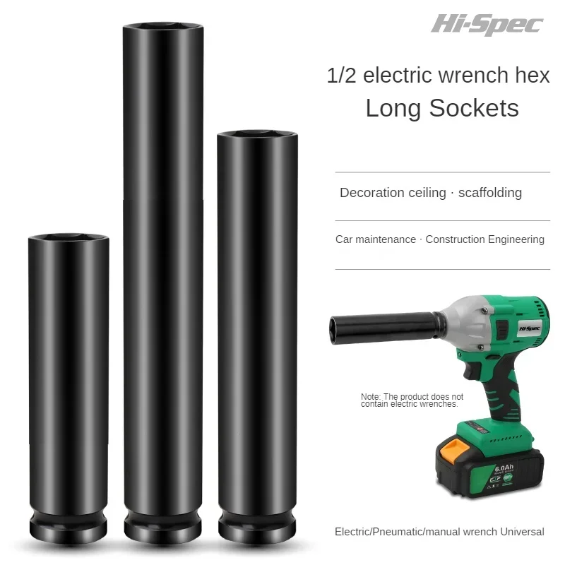 1 шт. набор ударных шестигранных гаечных ключей 1/2 дюйма 14/17/19/22 мм