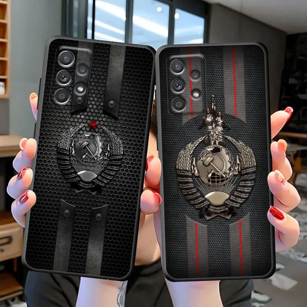 

Funda Coque Case for Samsung S22 S21 S20 S23 S8 S9 S10 Lite FE Plus Ultra 4G 5G Case Capa Cover FFag Of The Soviet Union CCCP