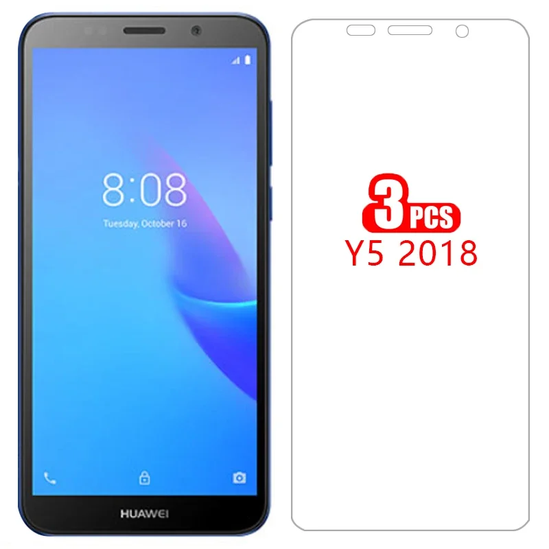 Фото Чехол для Huawei Y5 Lite Prime 2018, защитная пленка для экрана, закаленное стекло для Y5 2018, Y5, 5Y, coque huawey, huawe, huwei, hawei, huawi №1