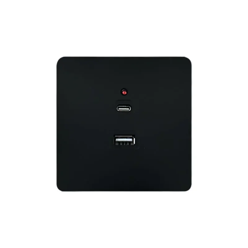 

Depo Guye черная настенная розетка USB C 2 порта 10 Вт 220 В
