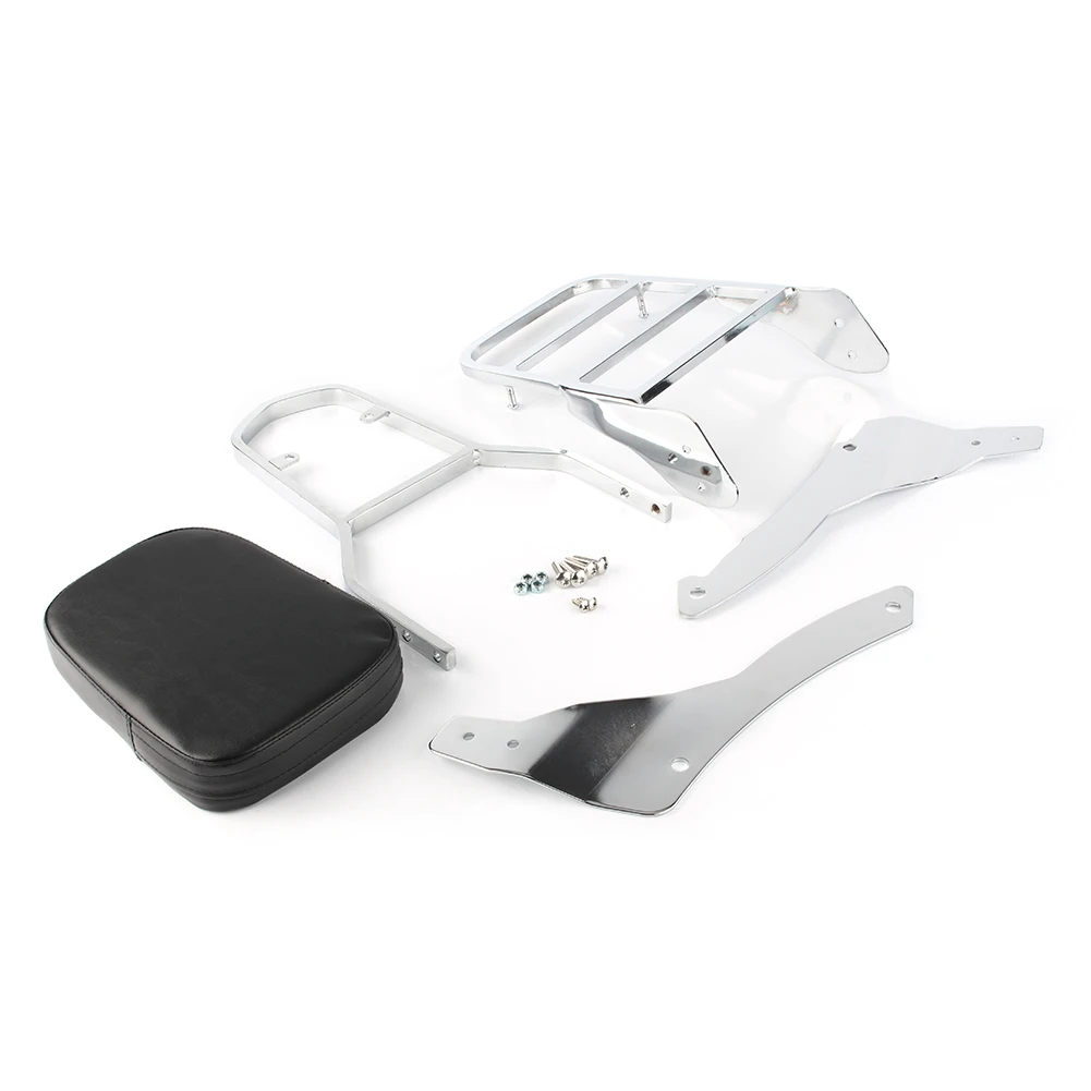 Спинка мотоцикла Sissy Bar с багажником для Yamaha Vstar Dragstar 400 650 Classic 1998-2022 гг.