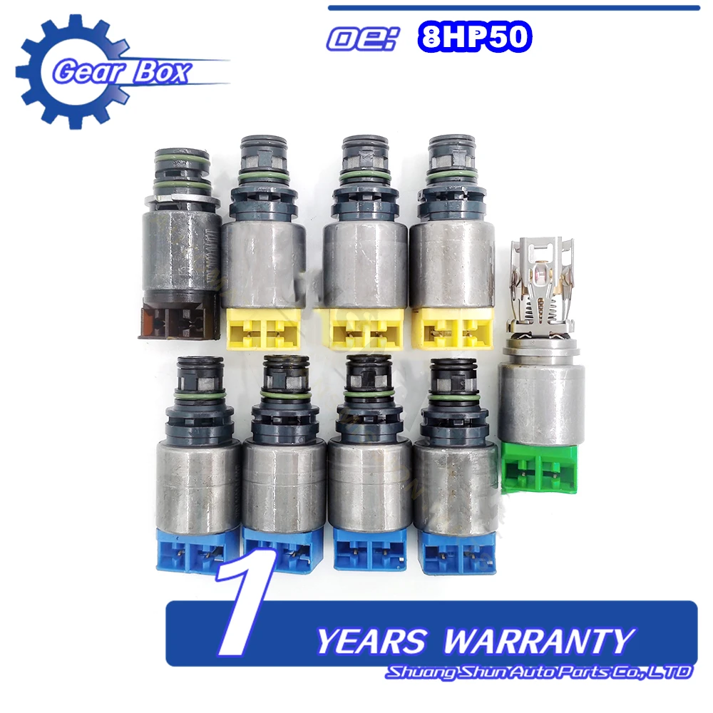 

8HP50 Automatic Transmission Solenoid Valve 9PCS/SET for BMW Auto Parts