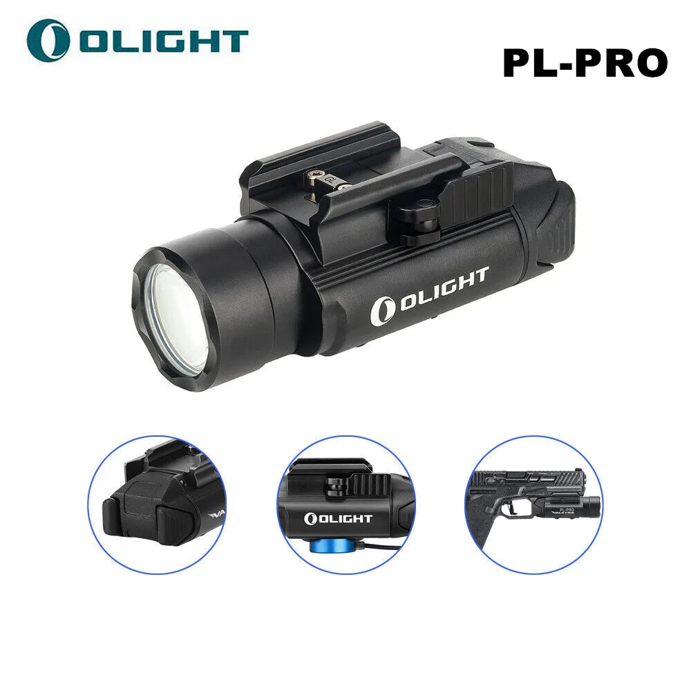 OLIGHT PL-PRO Valkyrie 1500 люмен тактическая направляющая альтернативный пистолет-фонарик