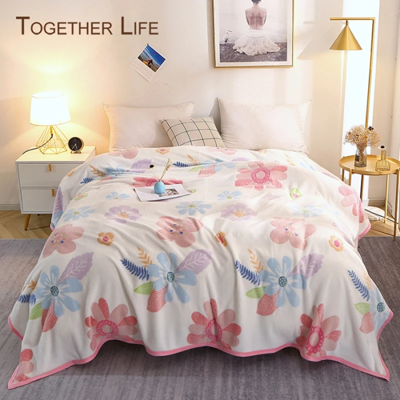 Флисовое одеяло супермягкое из микрофибры для кровати фланелевое теплое