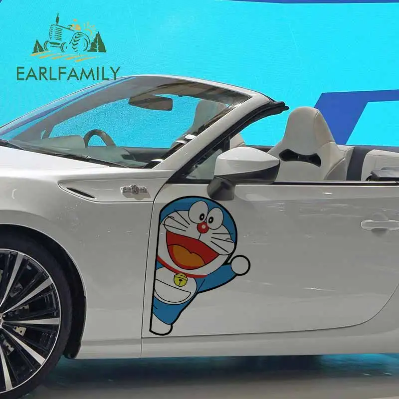 EARLFAMILY 43 см x 29 1 для Doraemon Автомобильная наклейка личные автомобильные наклейки