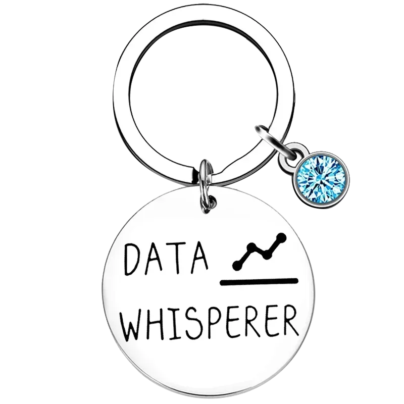 Аналист даты подарочный брелок данные наука инженер брелоки ученый анализ
