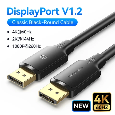 Кабель DisplayPort Vention 1.4