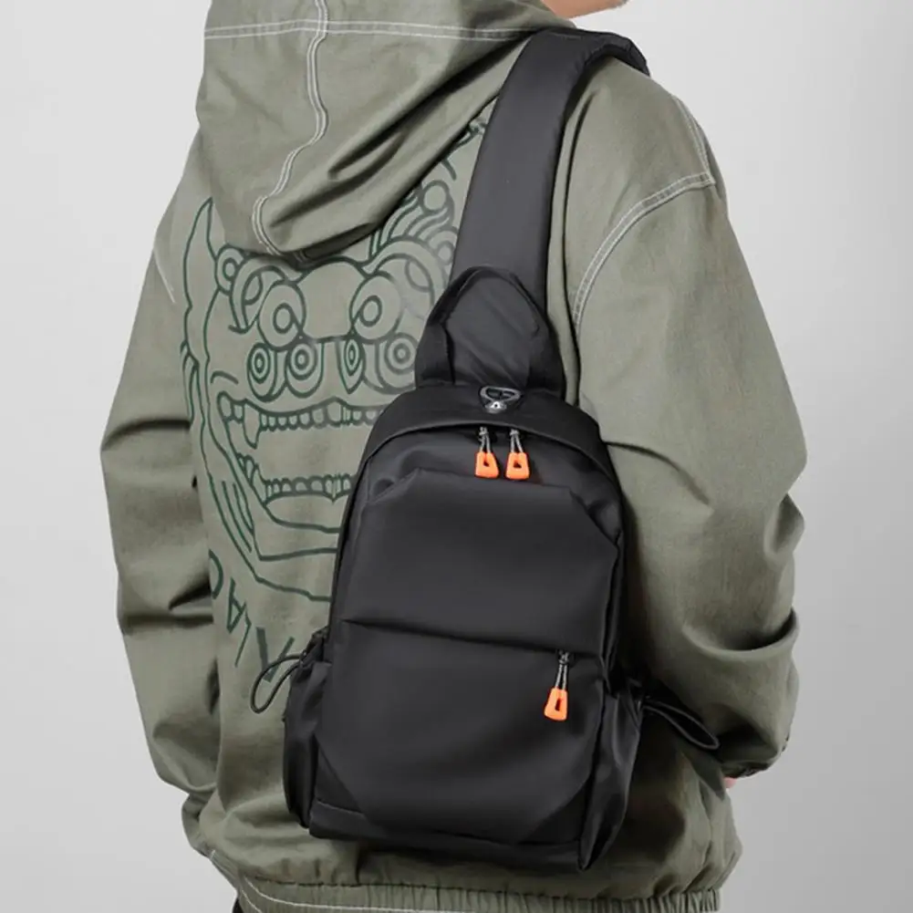 

Практичная сумка через плечо, водонепроницаемая легкая гладкая сумка через плечо на молнии с защитой от кражи