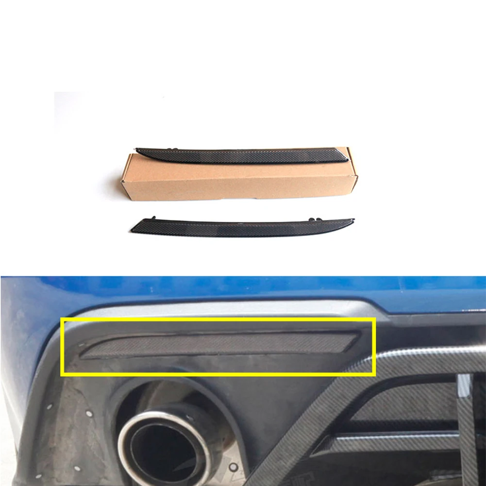 

2x ABS Black Smoked Lens Rear Bumper Reflector Lenses/For Ford Mustang 2018-2022 Black High-quality Exterior Rear Bumper Light