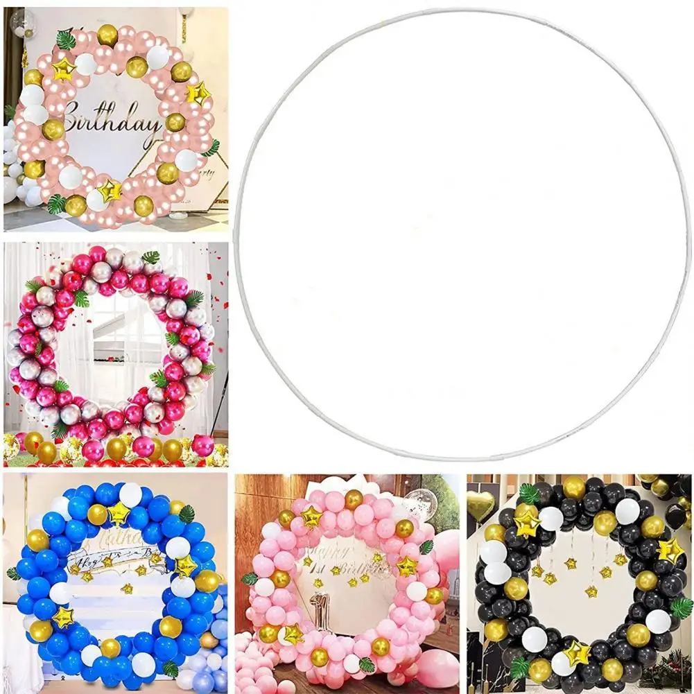 

1 Set Universal Balloon Frame Multifunctional High Hardness Arch Stand Novelty Round Balloon Stand Decorative Party Supplies