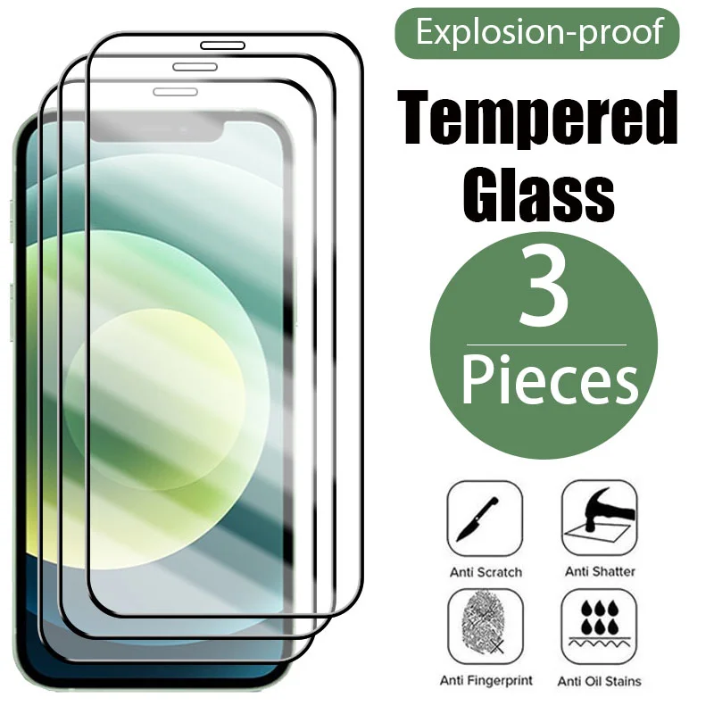 

Сохранение экрана IPhone, набор из 3 предметов, полное стекло, подходит для 13, 12 Pro max, 7 plus, 8 plus, 11, XS, x, 13, 12, mini XR