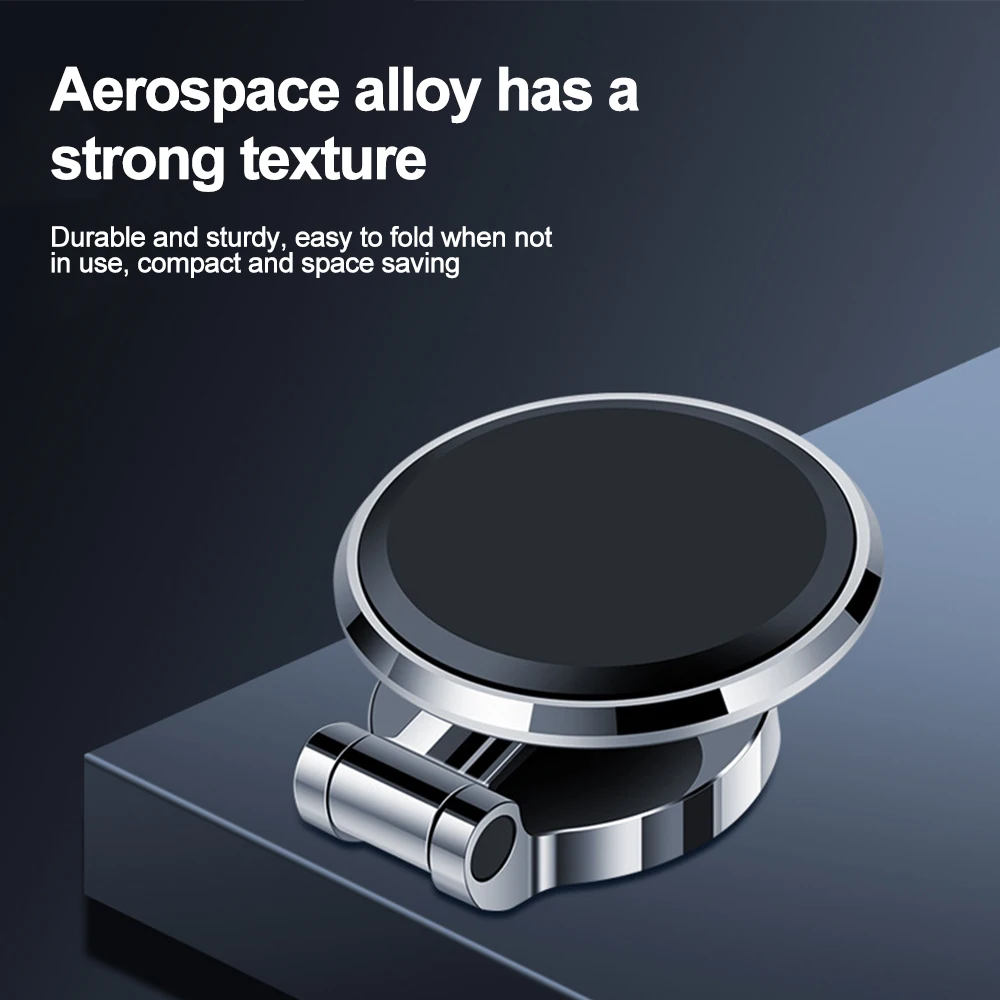 Универсальный автомобильный магнитный держатель для сотового телефона складной