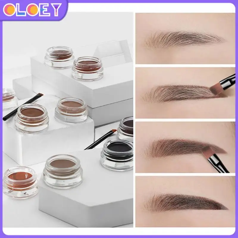 

Weight Approximately 52g Eyebrow Cream Lightweight Texture Quick Drying Eyebrow Cream Set Lasting Net Content 3.5g Stereo