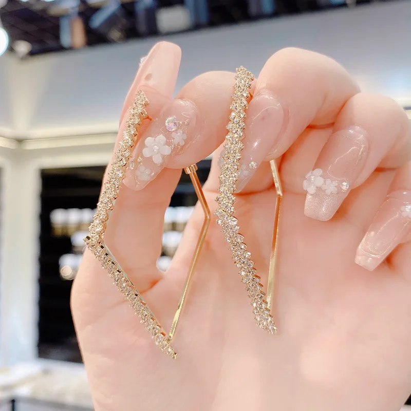 

Модные крупные квадратные серьги с бриллиантами с полным заполнением, геометрические серьги для женщин, аксессуары в ретро стиле, ювелирны...