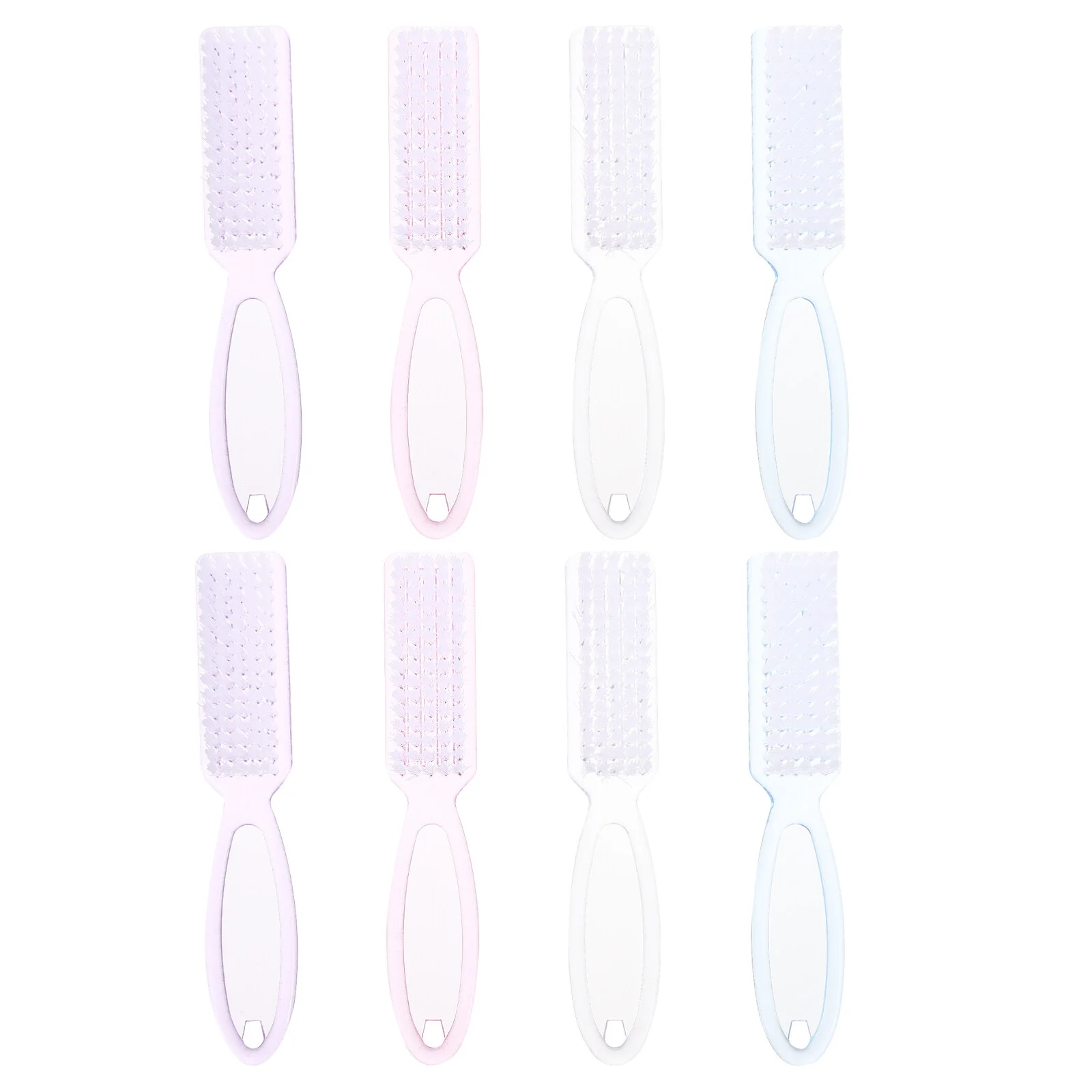 

8 Pcs Nail Cleaning Brush Cleaner Brushes Dust Care Fingernail Scrubber Pp Household Manicure