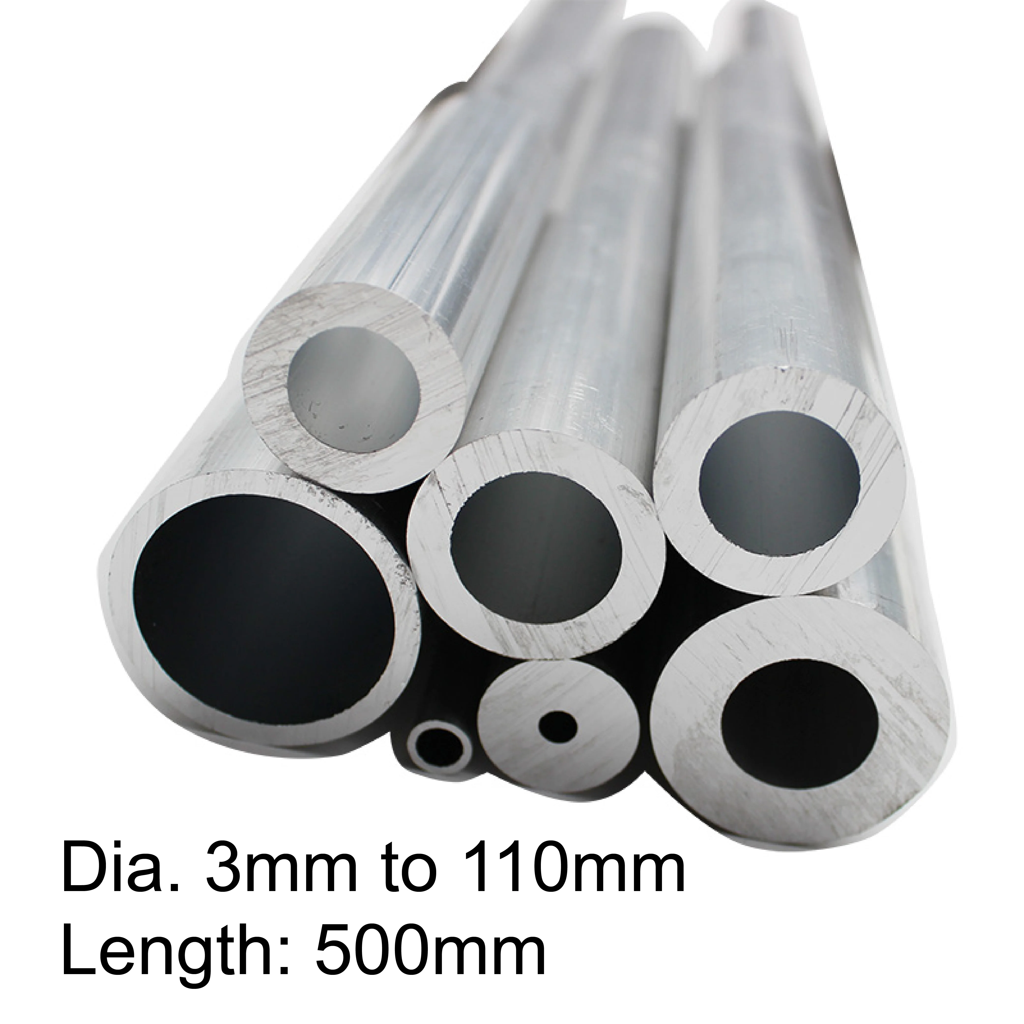 

Aluminum Alloy Tube 6061 Outer Diameter 3mm to 110mm Length 500mm Customized