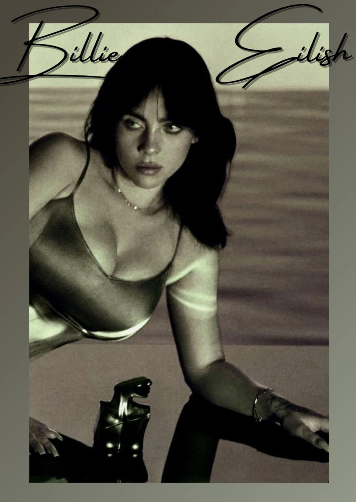 

Портрет Билли Айлиш печать на холсте