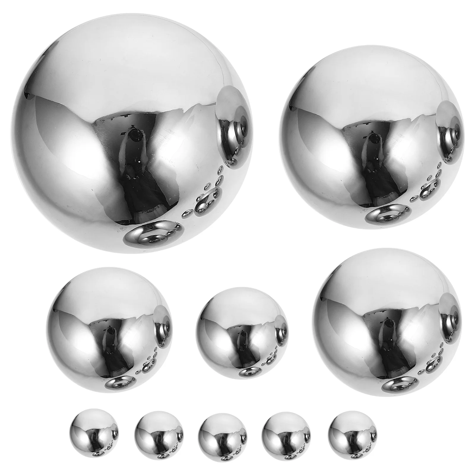 

Garden Mirror Spheres Globe Gazing Ball Stainless Steel Decor Reflective Hollow